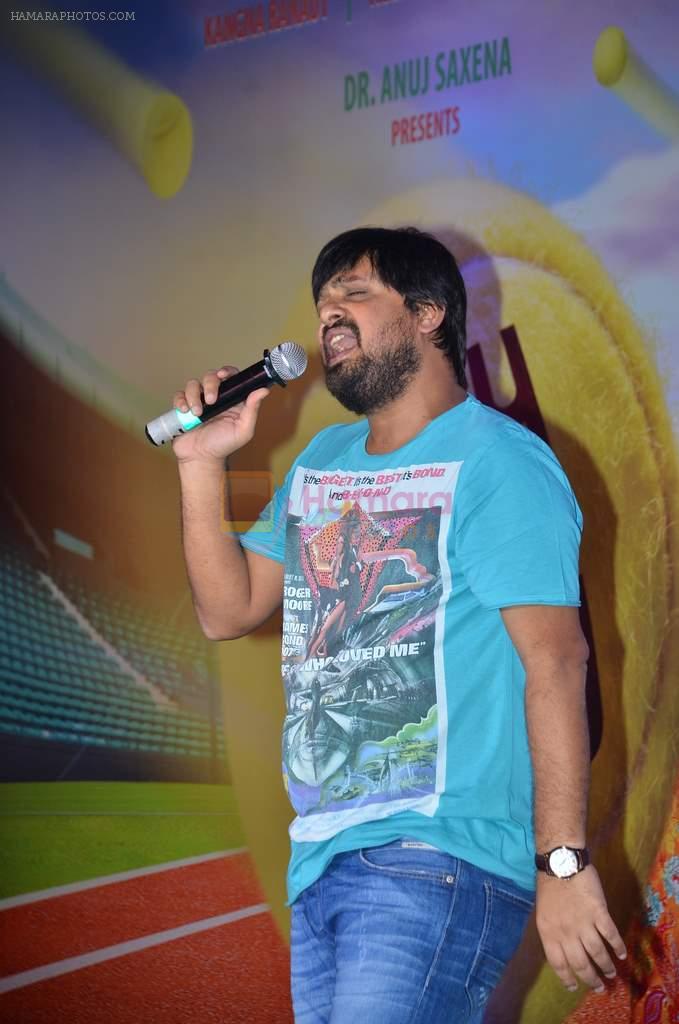 Wajid at the audio release of the film Miley Naa Miley Hum in Novotel on 28th Sept 2011