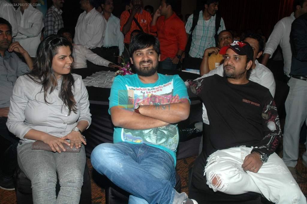 Sajid, Wajid at the audio release of the film Miley Naa Miley Hum in Novotel on 28th Sept 2011