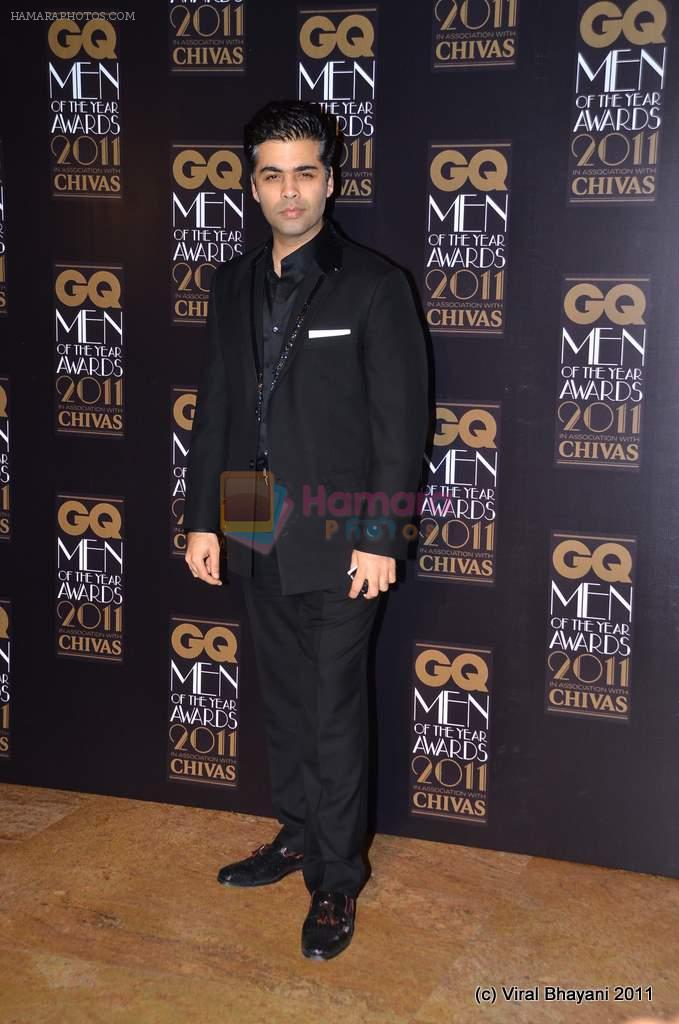 Karan Johar at the GQ Men Of The Year Awards 2011 in Grand Hyatt, Mumbai on 29th Sept 2011