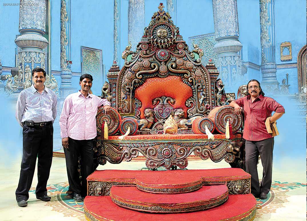 Sri Rama Rajyam Movie On Sets