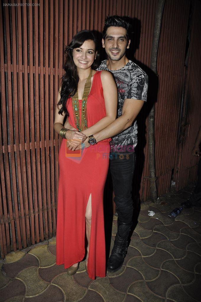 Dia Mirza, Zayed Khan at Love Breakups Zindagi party in Aurus on 9th Oct 2011