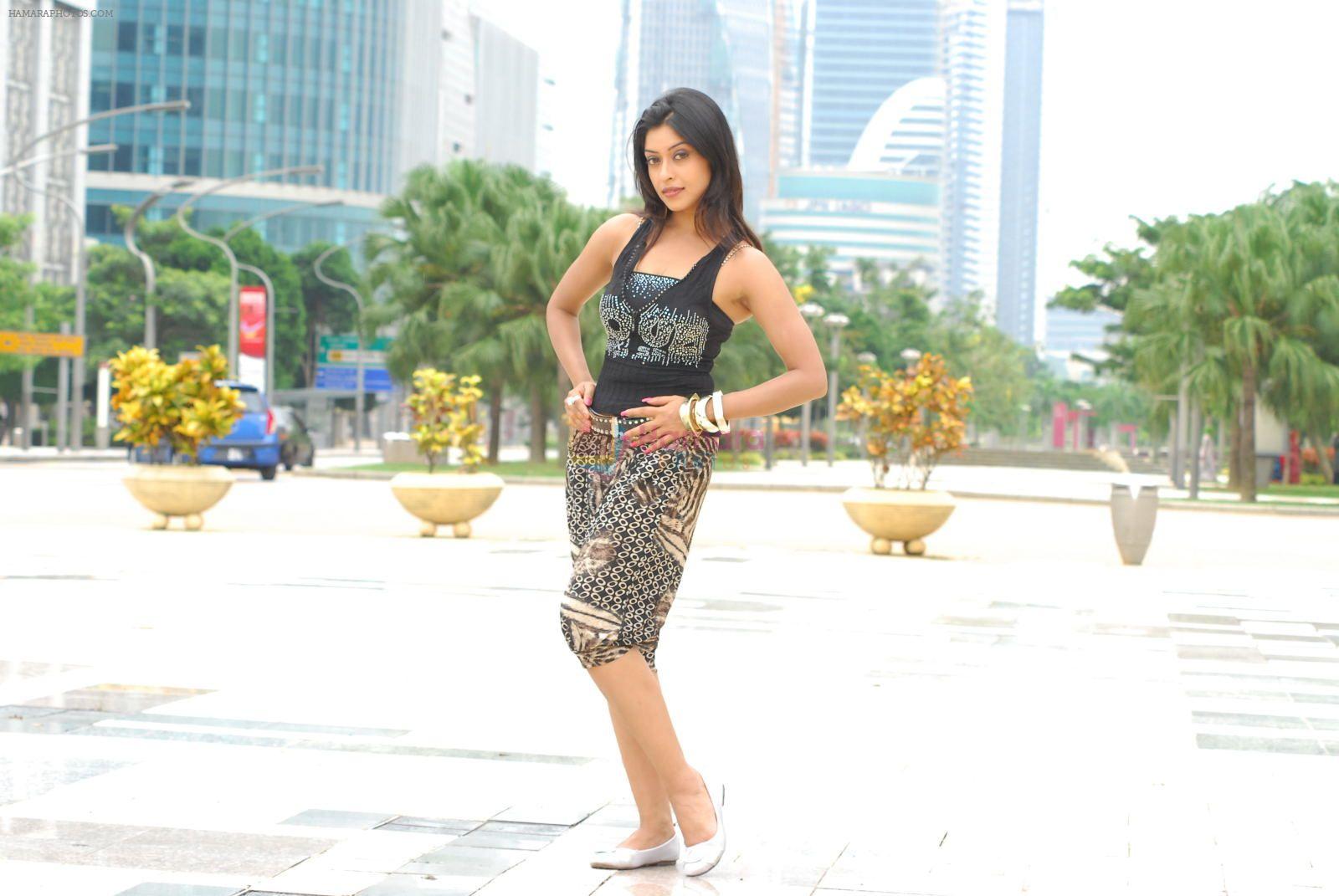 Payal Ghosh in a song shoot on October 27, 2010