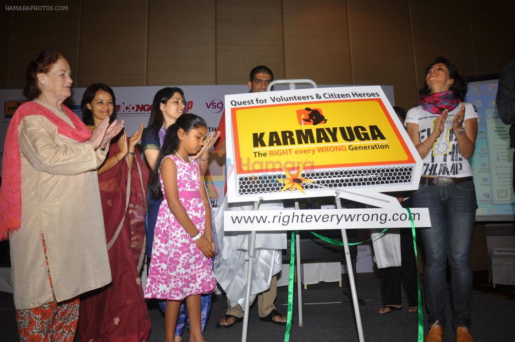 Gul Panag, Amala attends Karmayuga - The Right every Wrong Generation Event on October 4th 2011