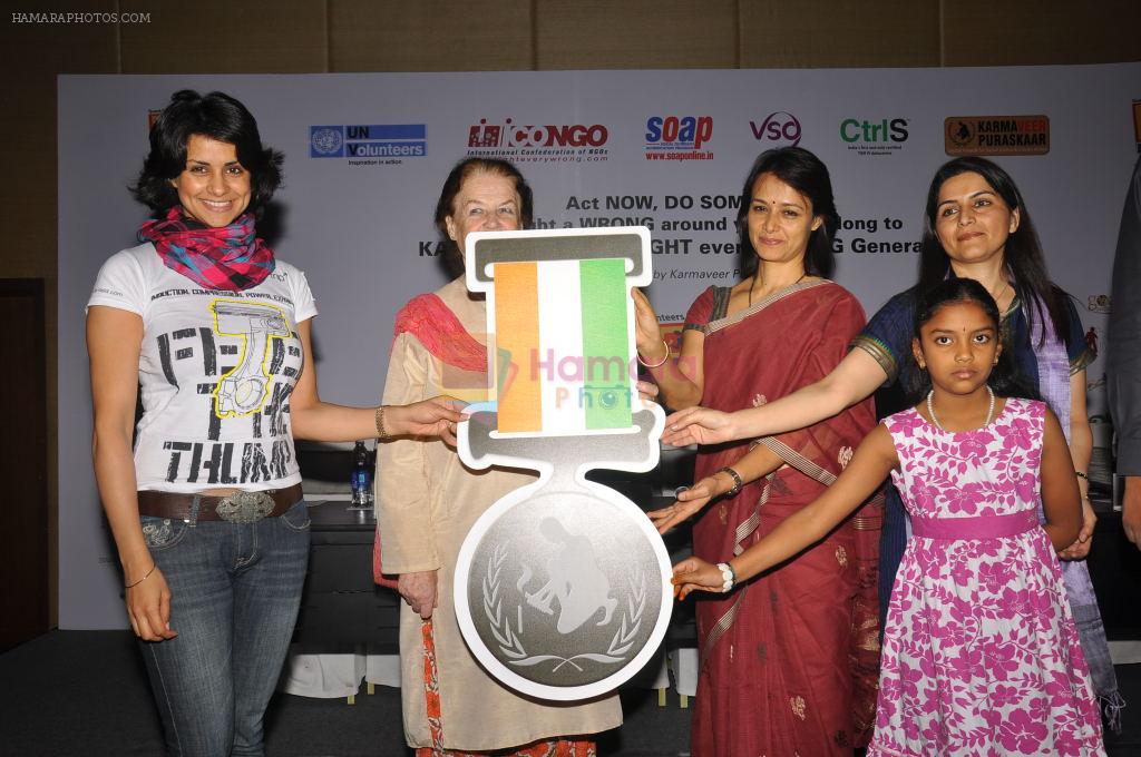 Gul Panag, Amala attends Karmayuga - The Right every Wrong Generation Event on October 4th 2011