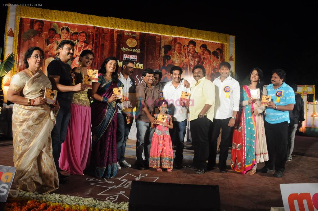 Tapasee Pannu, Gopichand, Roja, Lakshmi Prasanna, Anushka Shetty, Junior NTR and Team attends Mogudu Movie Audio Launch on 11th October 2011