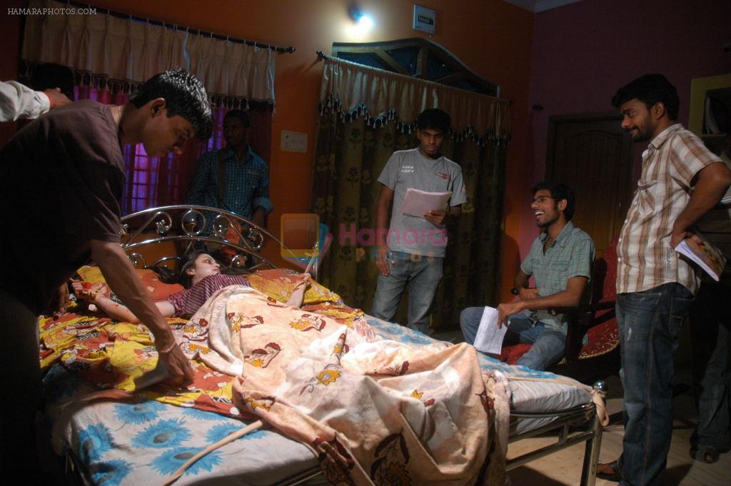 Pooja Sahu in Deyyam Vunda Movie On Sets