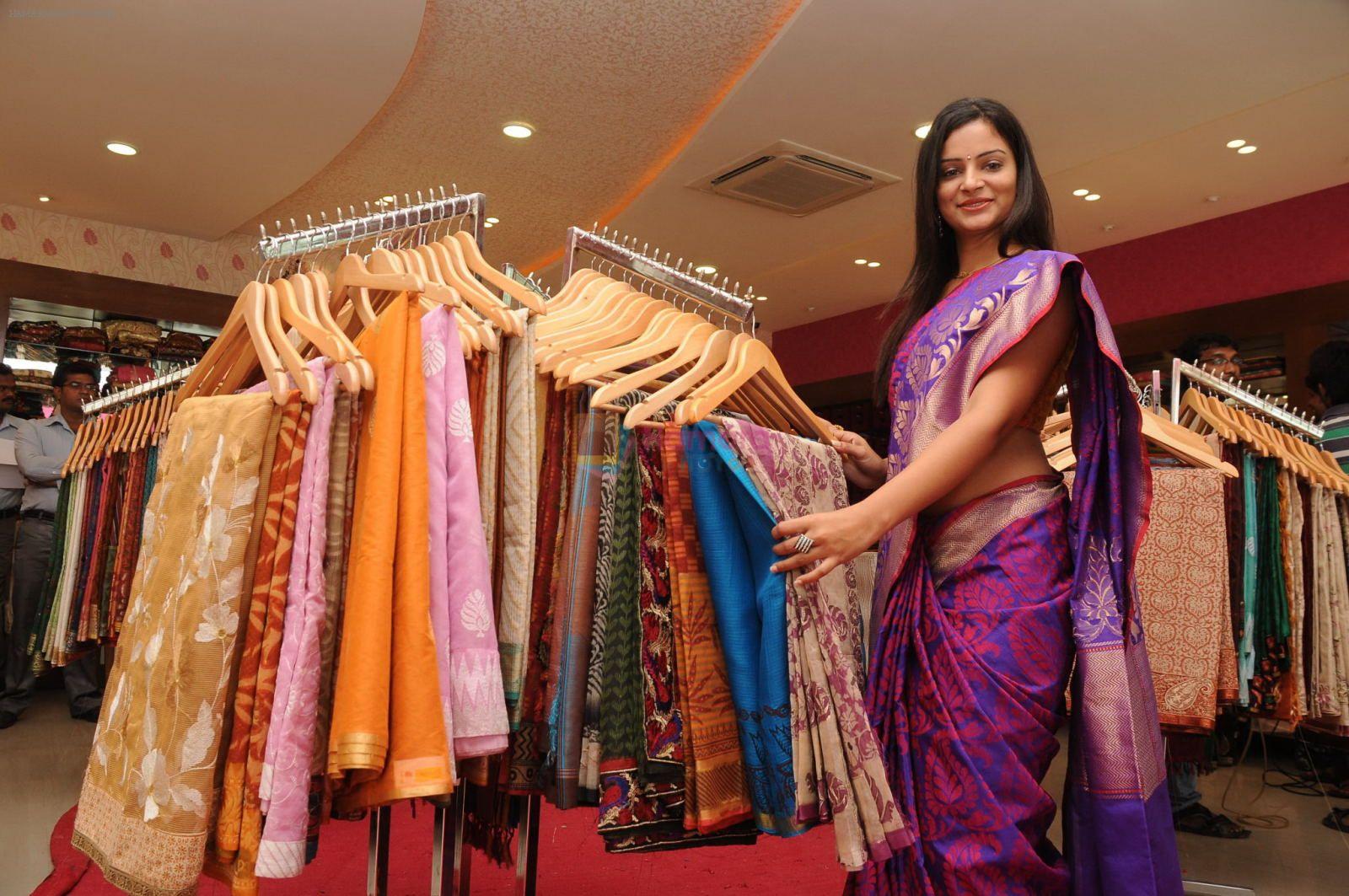 Anuhya at Sreeja Banaras Festival Launch on 12th October 2011