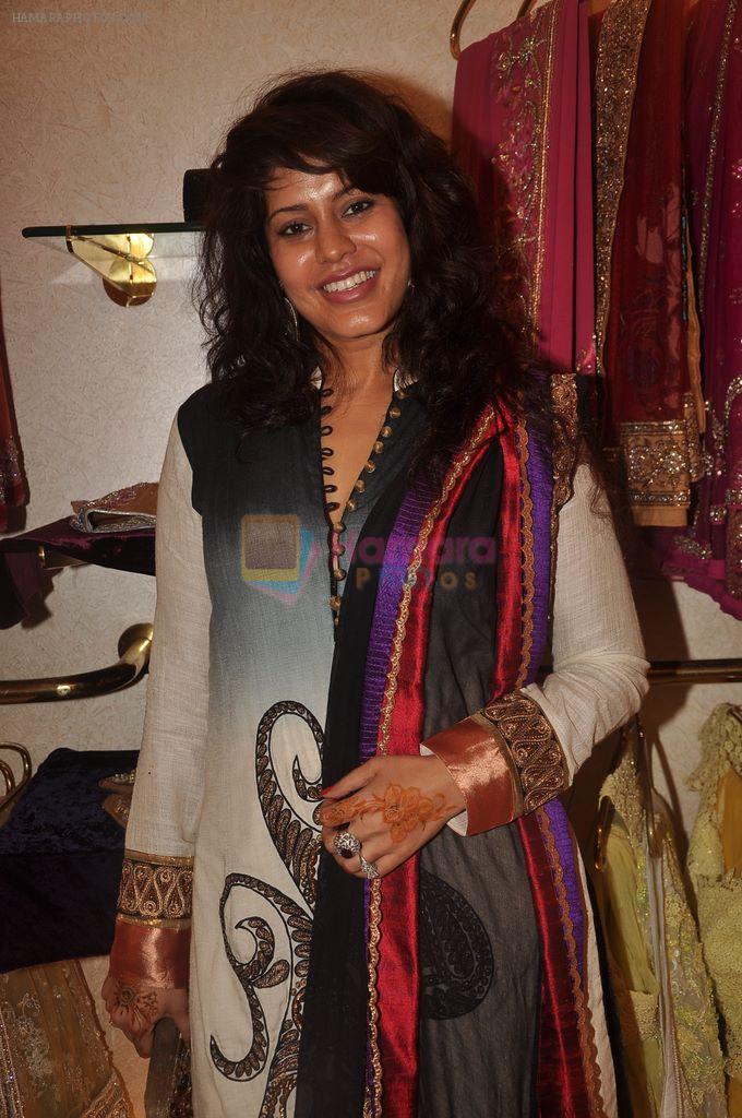 at Neeta Lulla previews her latest collection in KHar, Mumbai on 14th Oct 2011