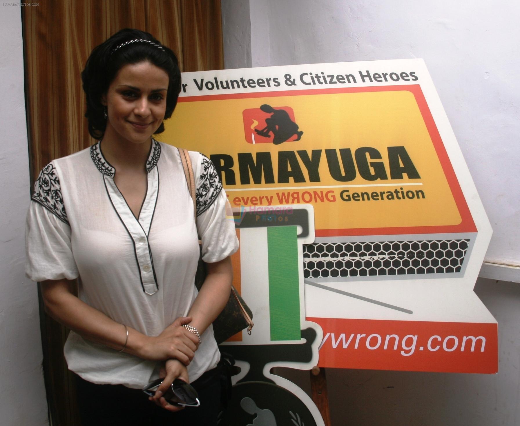 Gul Panag started the Real life Hero's campaign - Karmayuga in Mumbai on 14th Oct 2011