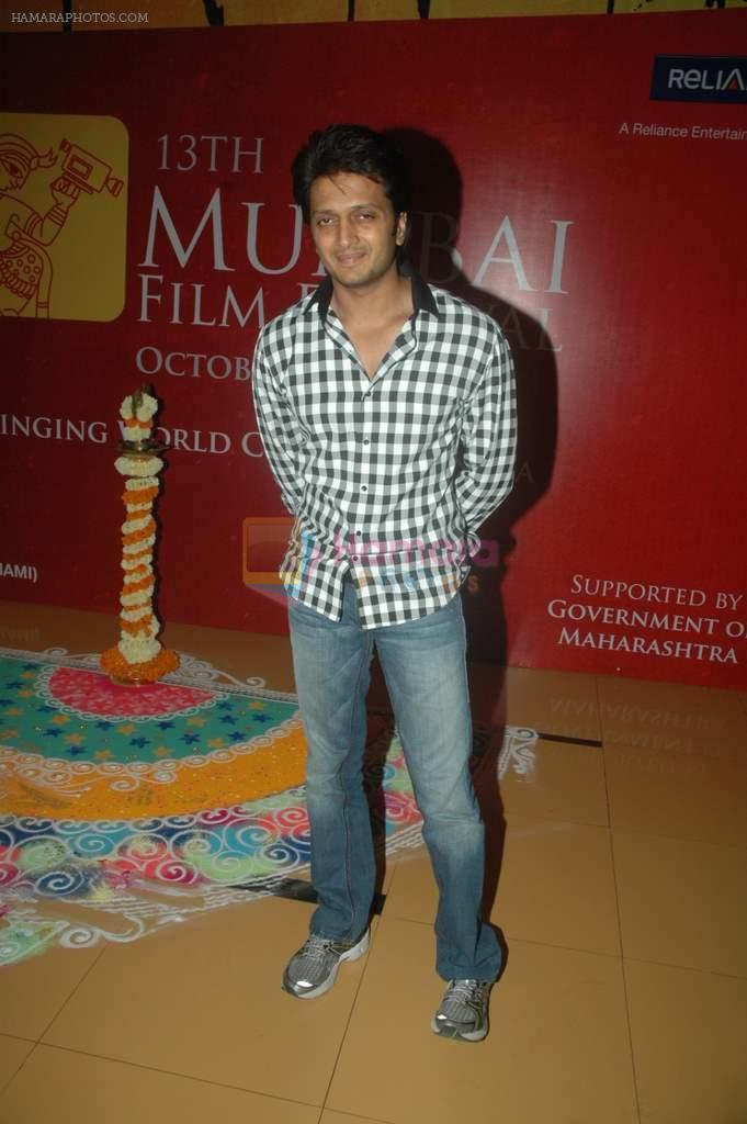 Ritesh Deshmukh at MAMI festival Day 3 in Mumbai on 15th Oct 2011
