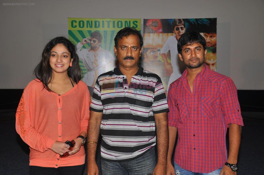 Haripriya, Nani, Team attend Pilla Zamindar Movie Success Meet on 14th October 2011