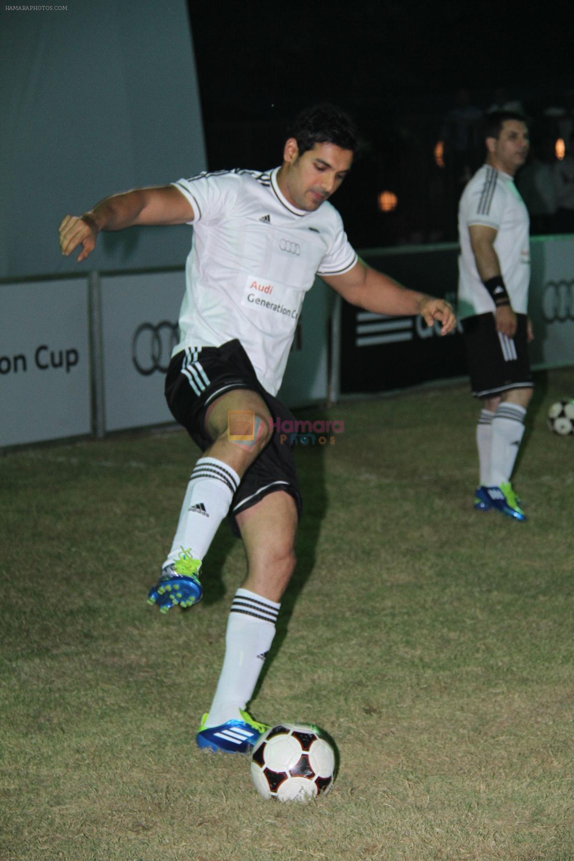 Actor John Abraham at Audi Generation Cup in Delhi on 15th Oct 2011