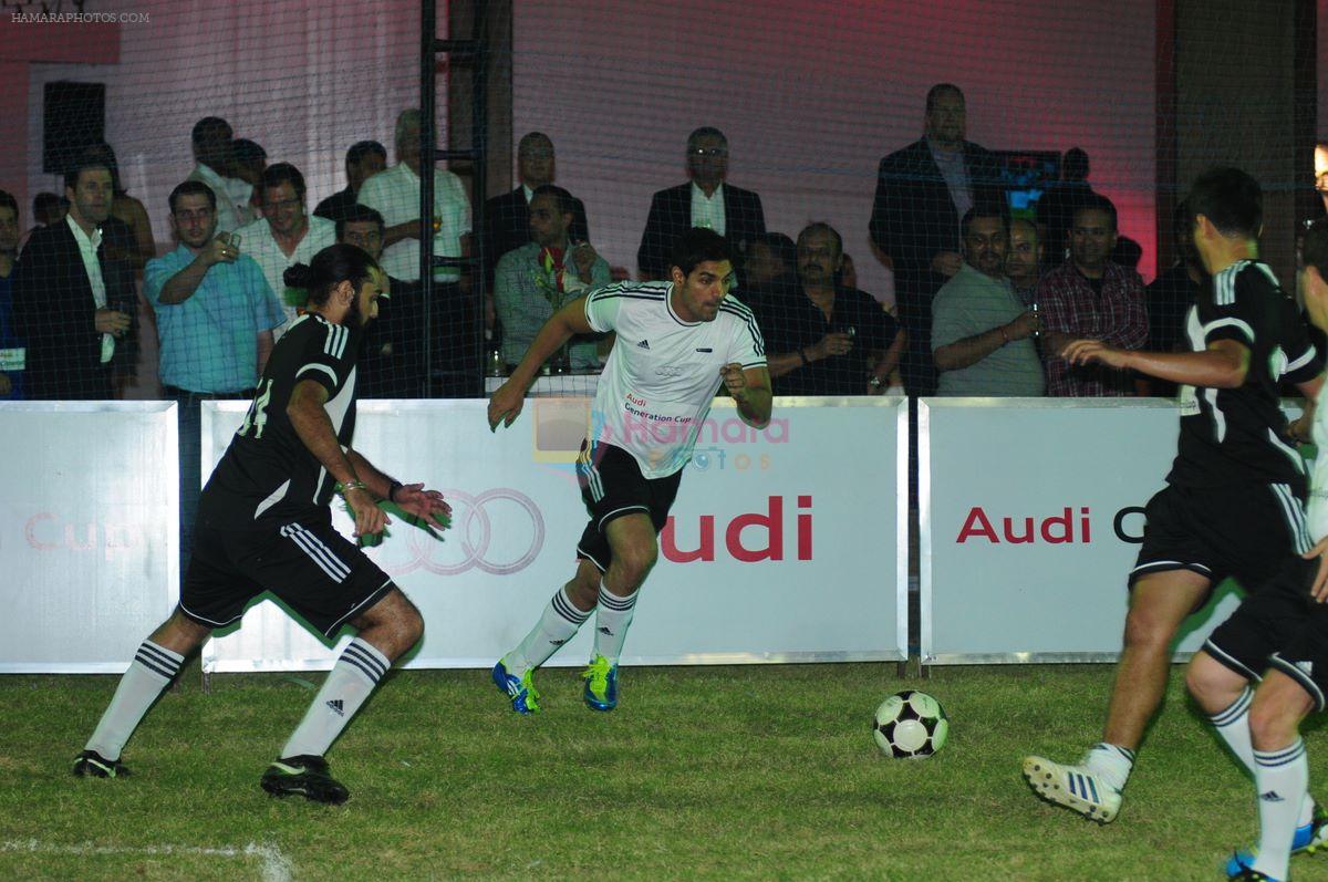 John Abraham plays at Audi generation Cup on 15th Oct 2011