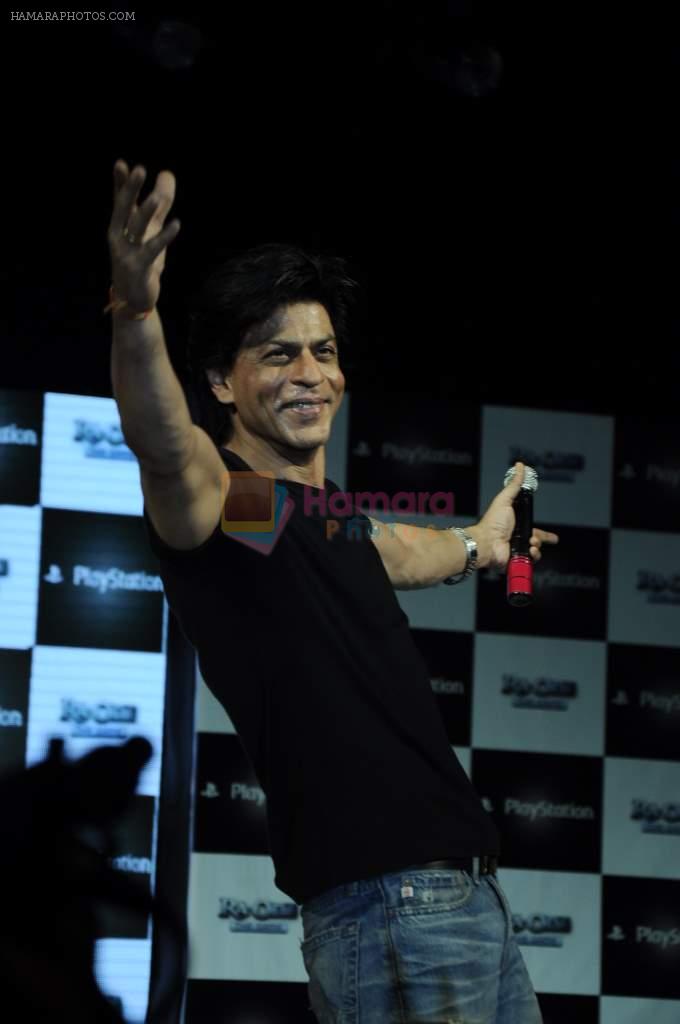 Shahrukh Khan at the press meet of Playstation in Inorbit Mall on 21st Oct 2011
