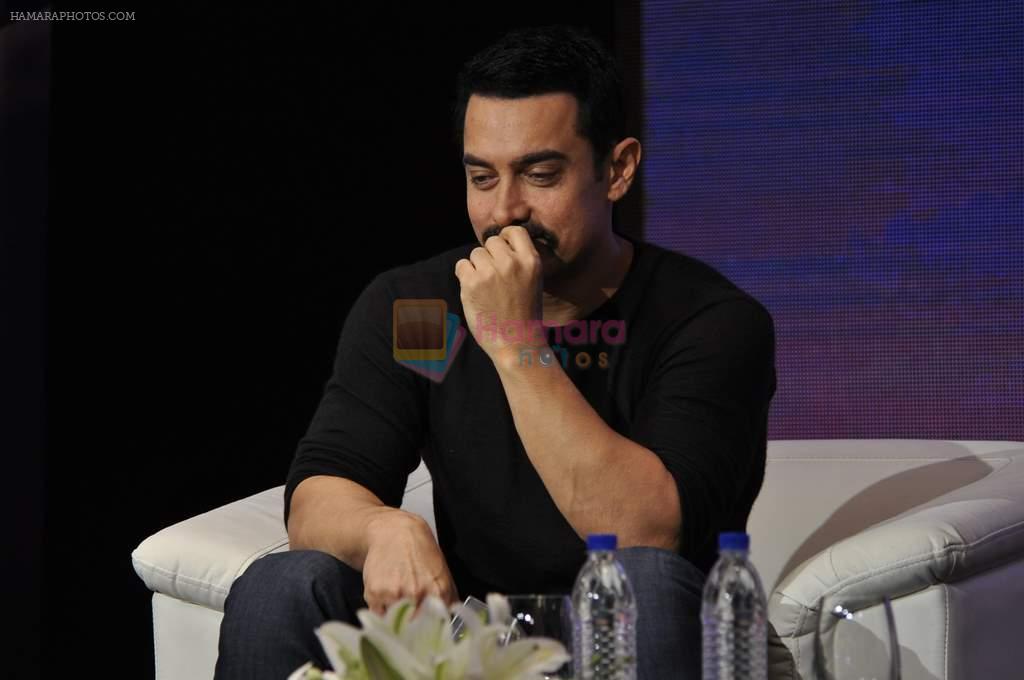 Aamir Khan at Star TV's new show announcement in Taj Land's End on 22nd Oct 2011