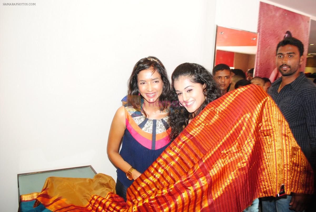 Taapsee Pannu, Lakshmi Prasanna attends Laasya Showroom Opening on 21st October 2011