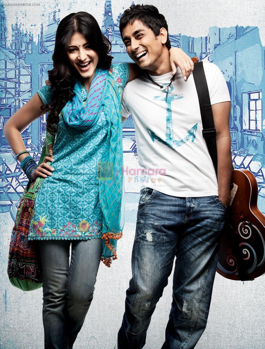 Shruti Hassan, Siddharth Narayan in Oh My Friend Movie Wallpaper