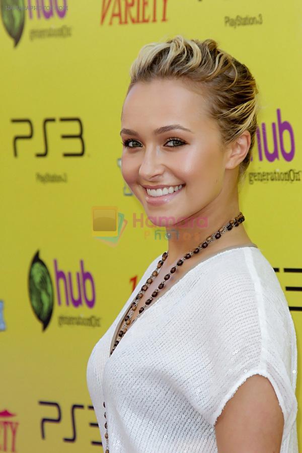 Hayden Panettiere arrives at Variety's 5th Annual Power of Youth Event Presented by the Hub in Paramount Studios on 22nd October 2011