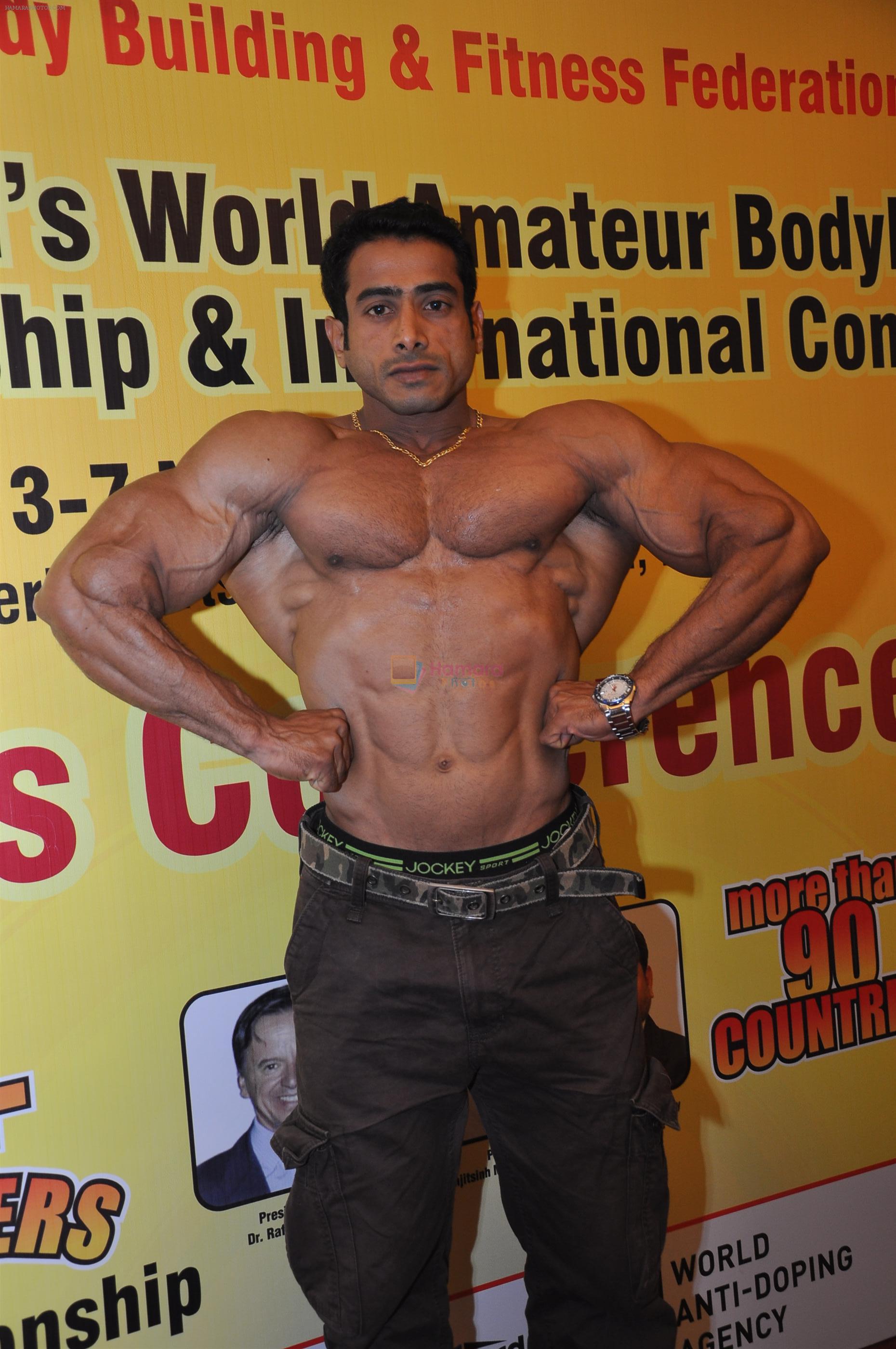 Suhas Khamkar at the Official Announcement of Mr Universe 2011 in Mumbai on 24th Oct 2011