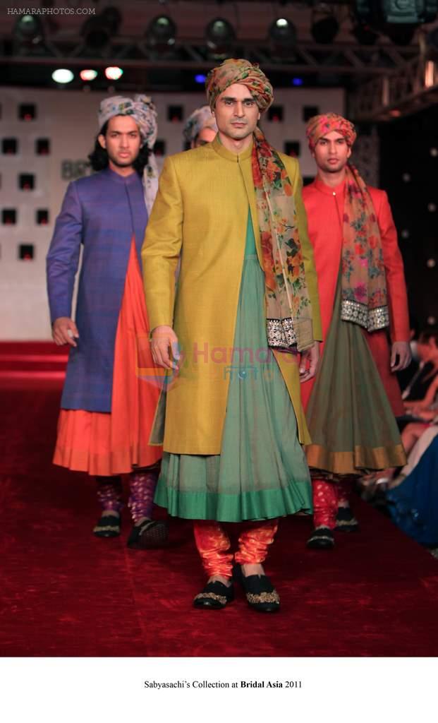 Model walk the ramp for Sabyasachi Show at Bridal Asia 2011 on 27th Sept 2011