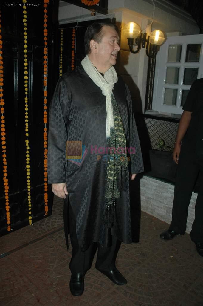 Randhir Kapoor at Jeetendra and Ekta Kapor's Diwali bash in Juhu, Mumbai on 27th Oct 2011