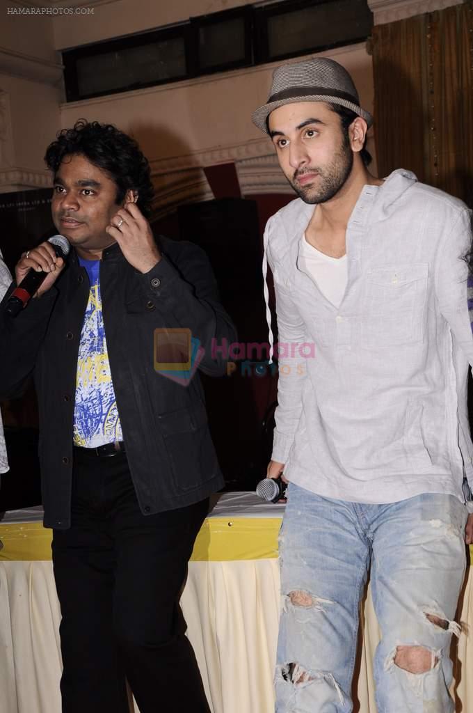 Ranbir Kapoor, A R Rahman at Rockstars concert press meet in Santacruz, Mumbai on 29th Oct 2011