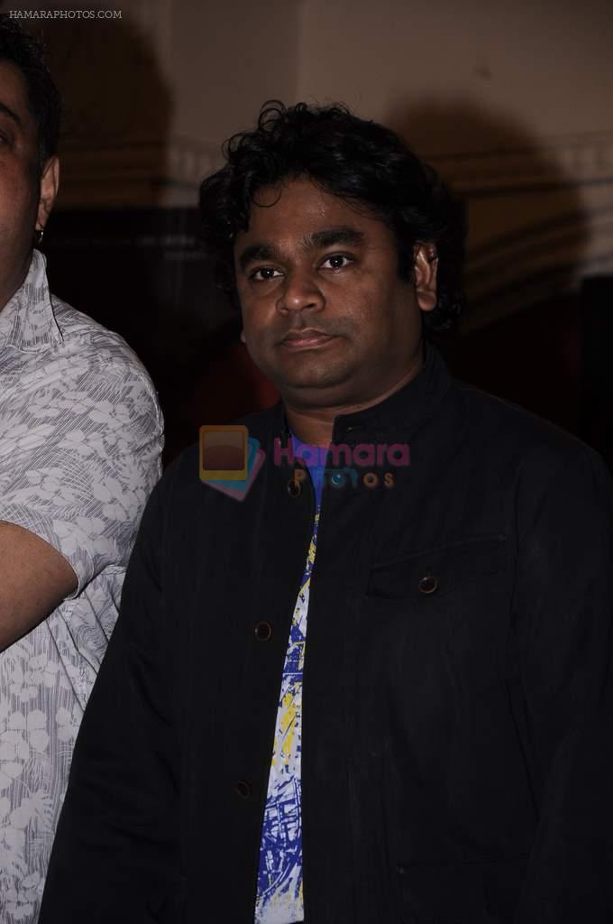 A R Rahman at Rockstars concert press meet in Santacruz, Mumbai on 29th Oct 2011