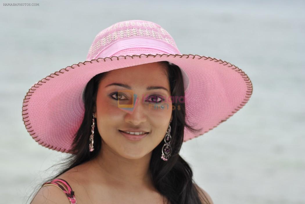 Ritu Barmecha in a song shoot