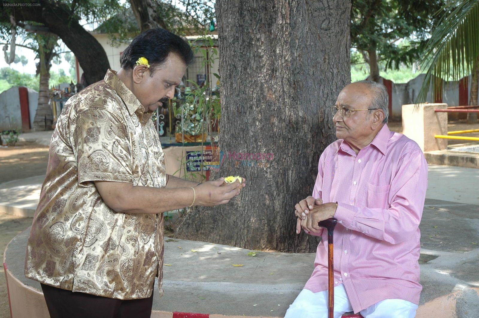 S.P.Balasubrahmanyam, K.Viswanath in Devasthanam Movie Stills