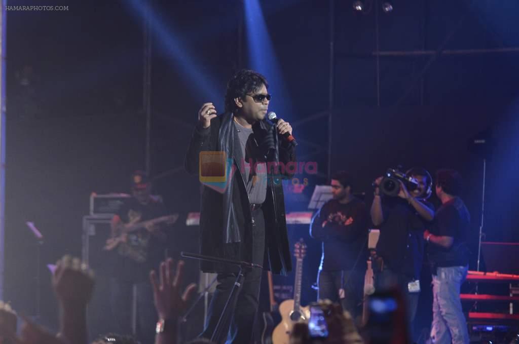 A R Rahman at Rockstars concert in Bhavans Ground on 1st Nov 2011