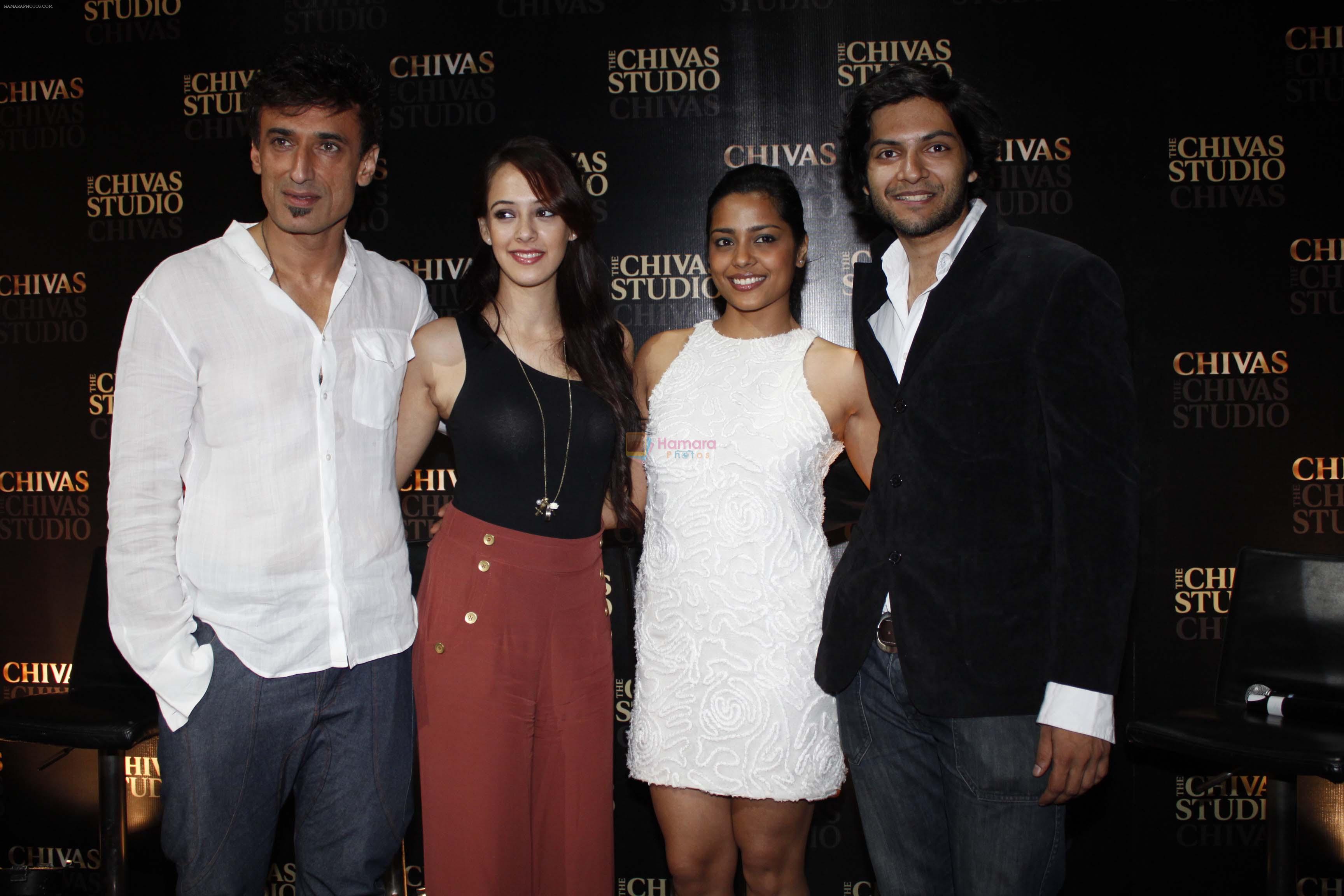 Rahul Dev, Hazel Keech, Shahana Goswami, Ali Fazal grace the Chivas Studio preview in Canvas on 2nd Nov 2011
