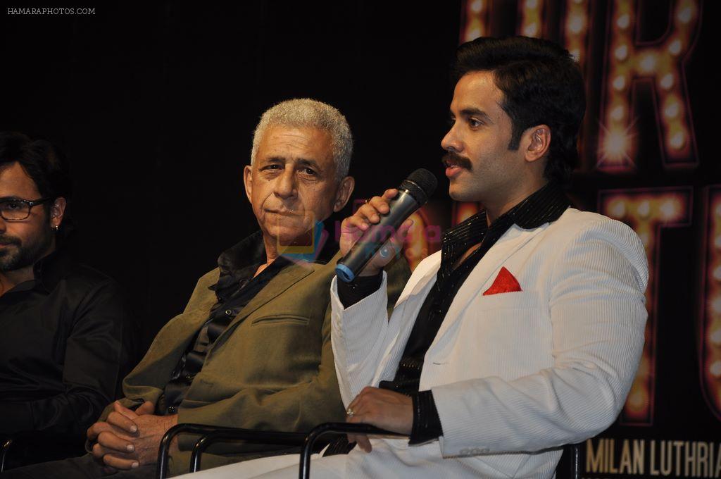 Naseeruddin Shah, Tusshar Kapoor at the Audio release of The Dirty Picture at Inorbit Mall, Malad on 4th Nov 2011