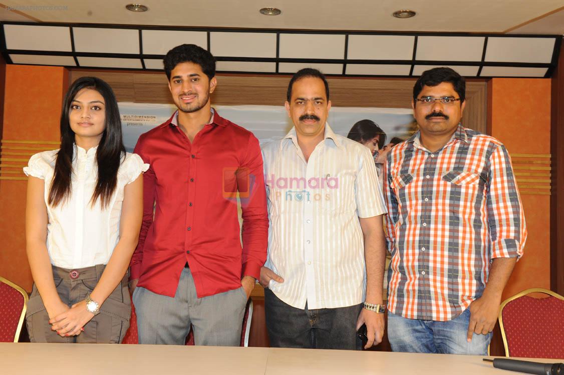 Nikitha Narayan, Arvind Krishna in It's My Love Story Movie Pressmeet on 3rd November 2011