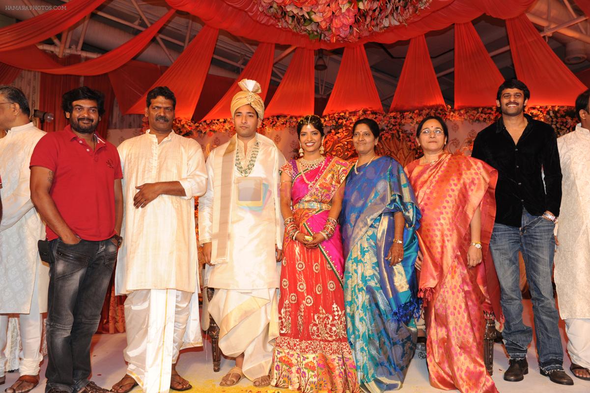 Prabhas attends Shyam Prasad Reddy's Daughter's Wedding