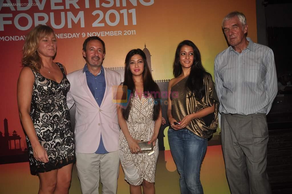 Riya Sen, Raima Sen at the Mumbai London Advertising Forum 2011 in Vie Lounge on 7th Nov 2011