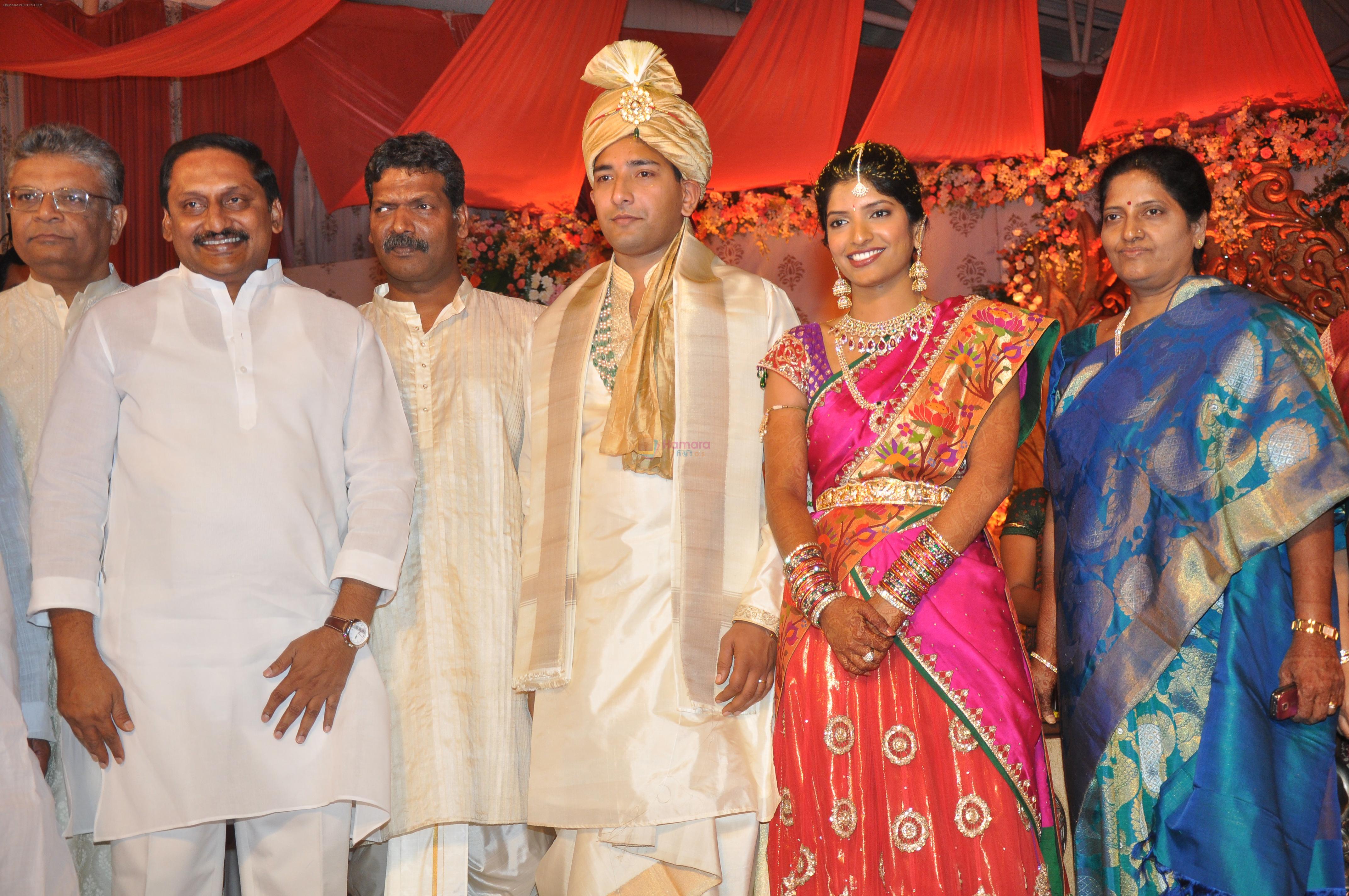 Kiran Kumar Reddy attends Shyam Prasad Reddy's Daughter's Wedding