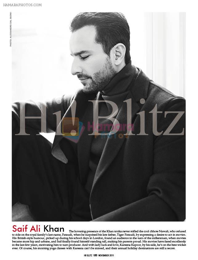 Saif Ali Khan at Hi! BLITZ, THE CELEBRALITY MAGAZINE