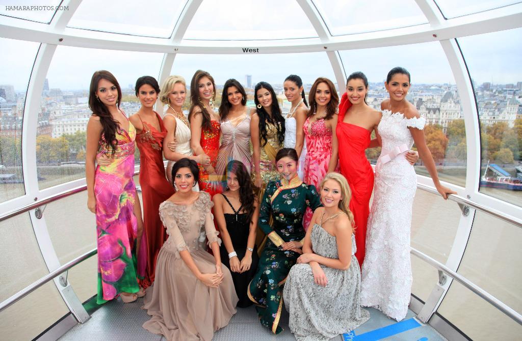 Miss World 2011 Contestants at London