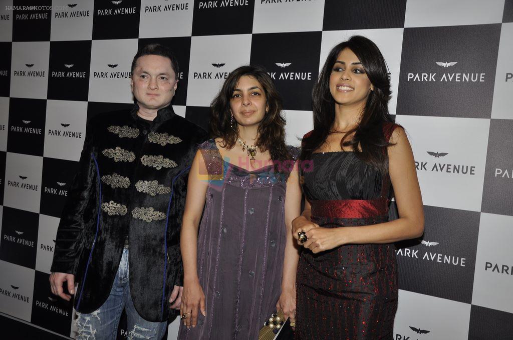 Genelia D'souza, Gautam Singhania at Park Avenue new collection launch in Trident, Mumbai on 15th Nov 2011