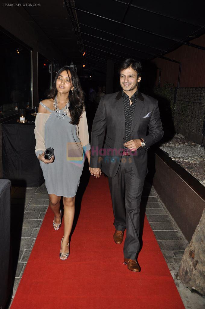 Vivek Oberoi, Priyanka Oberoi at A. Lange and Sohne party in Aurus, juhu, Mumbai on 17th Nov 2011