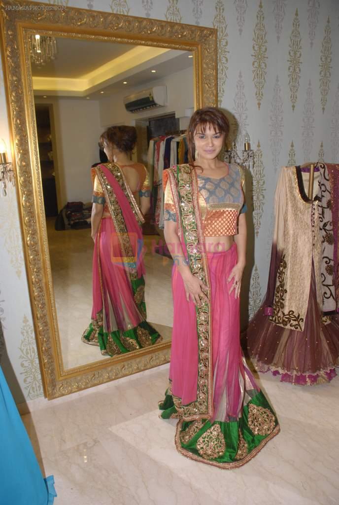 Aashka Goradia is dressed up by Amy Billimoria in Santacruz on 19th Nov 2011
