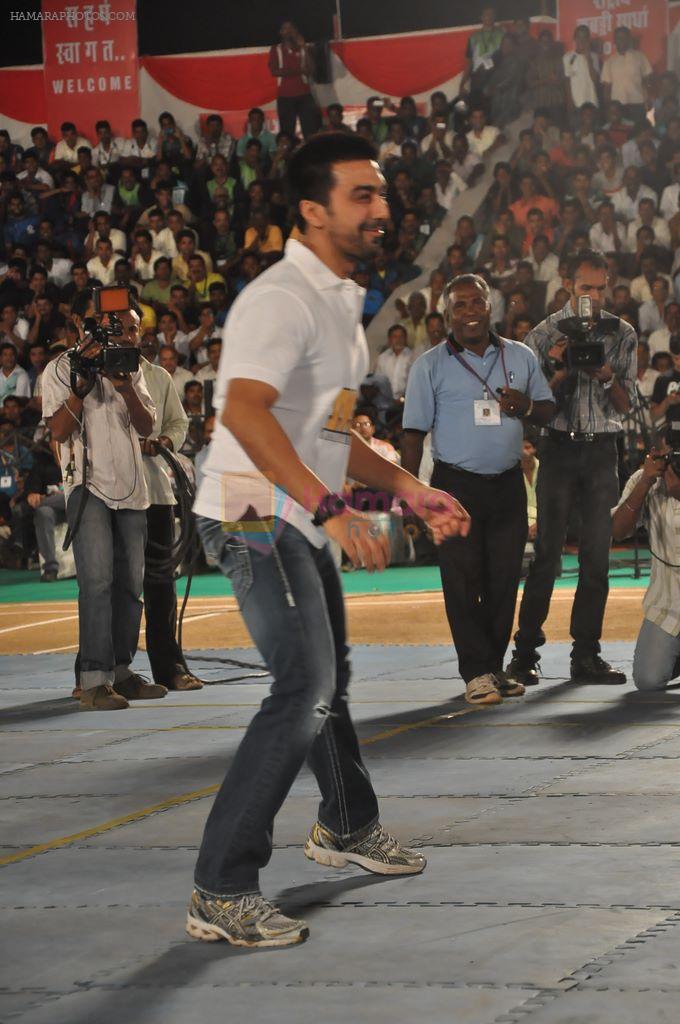 Aashish Chaudhary at National Kabaddi championship in Dadar, Mumbai on 23rd Nov 2011