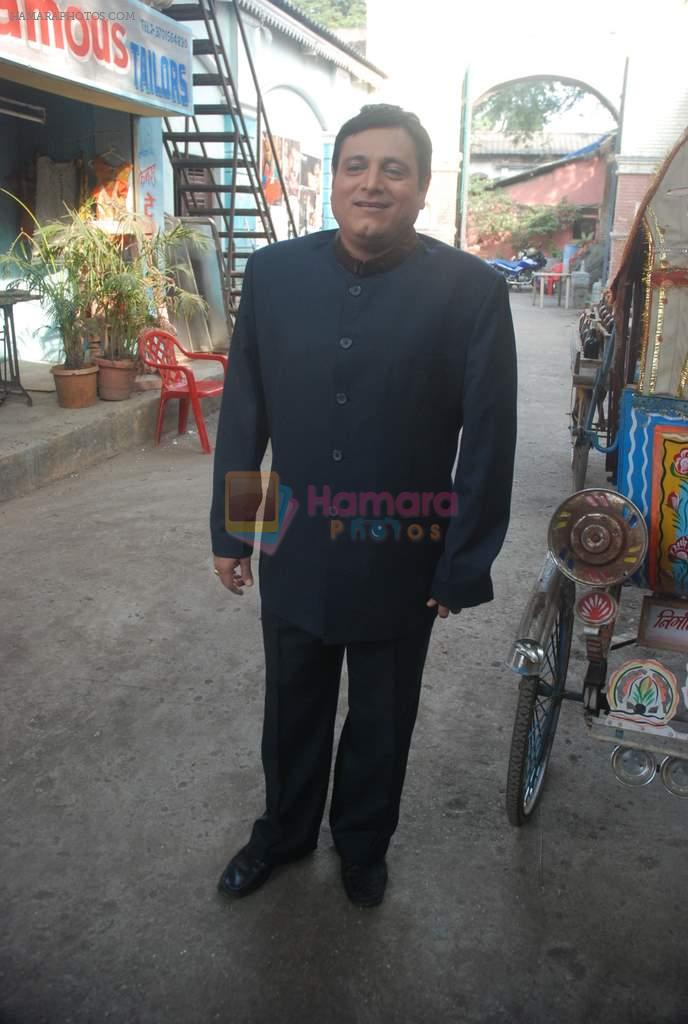 Manoj Joshi at the short film Bhola Bhagat snapped at the shoot in Filmistan on 25th Nov 2011