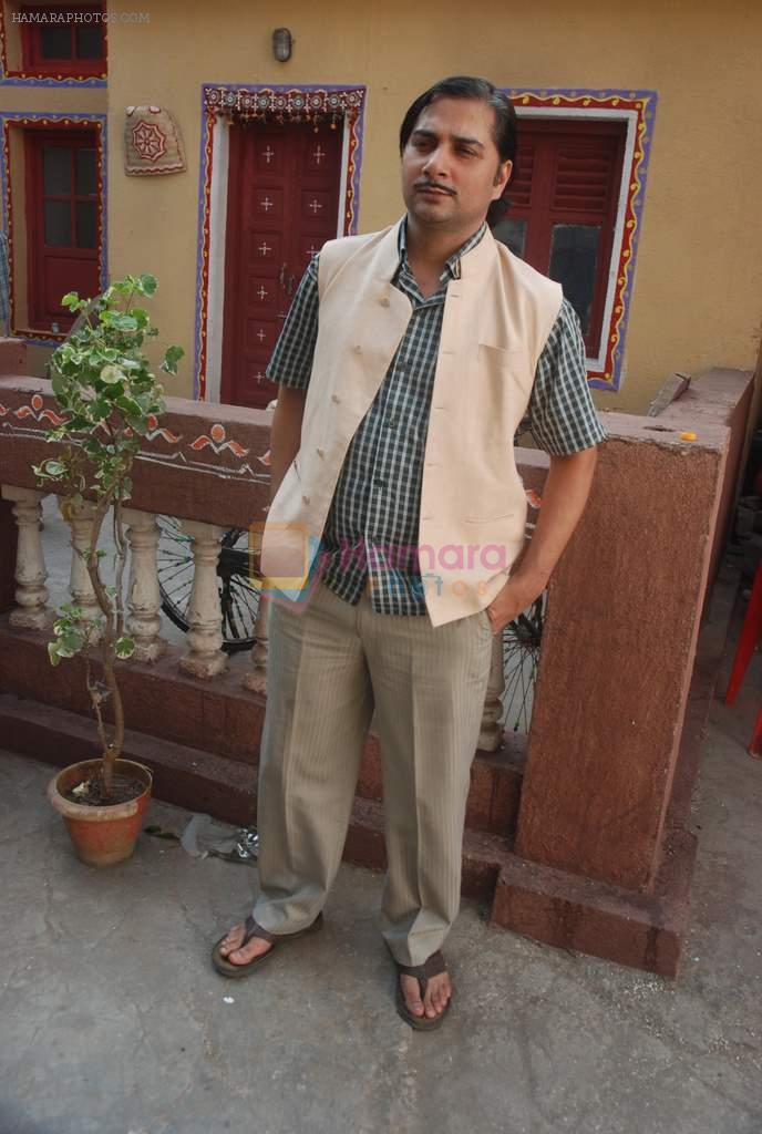Varun Badola at the short film Bhola Bhagat snapped at the shoot in Filmistan on 25th Nov 2011