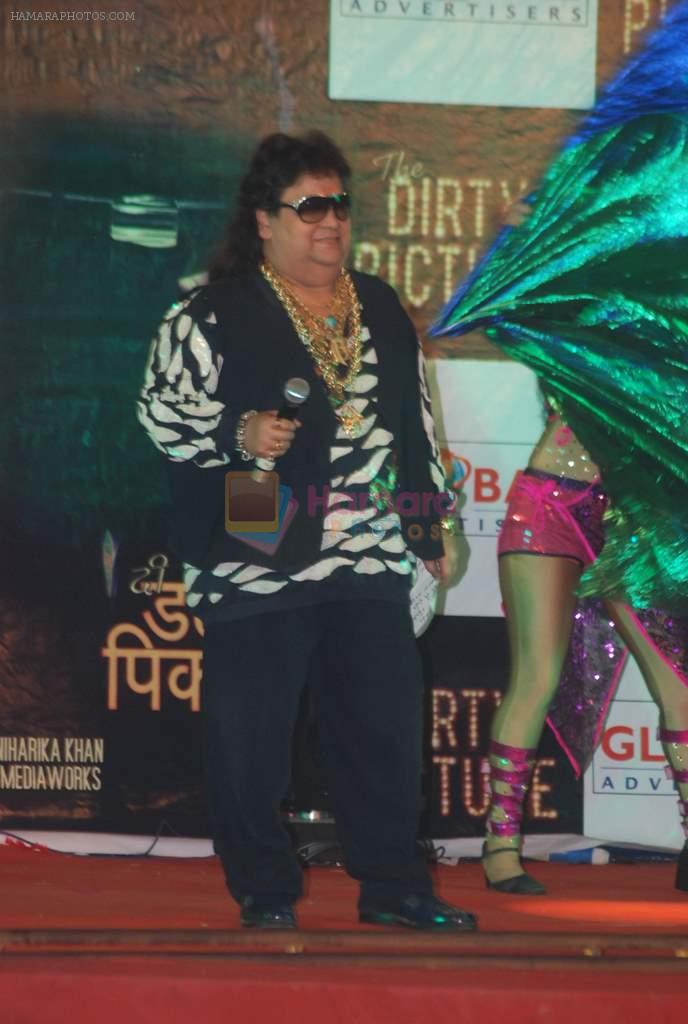 Bappi Lahri at Dirty picture promotions at Mithibai college Kshitij festival in Parel, Mumbai on 30th Nov 2011