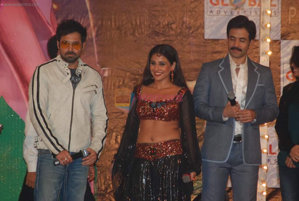 Vidya Balan, Tusshar Kapoor, Emraan Hashmi at Dirty picture promotions at Mithibai college Kshitij festival in Parel, Mumbai on 30th Nov 2011