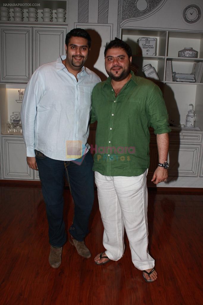 Rizwan and Riyaaz Amlani at Smoke House Deli event in Phoenix Mills, Mumbai on 5th Dec 2011