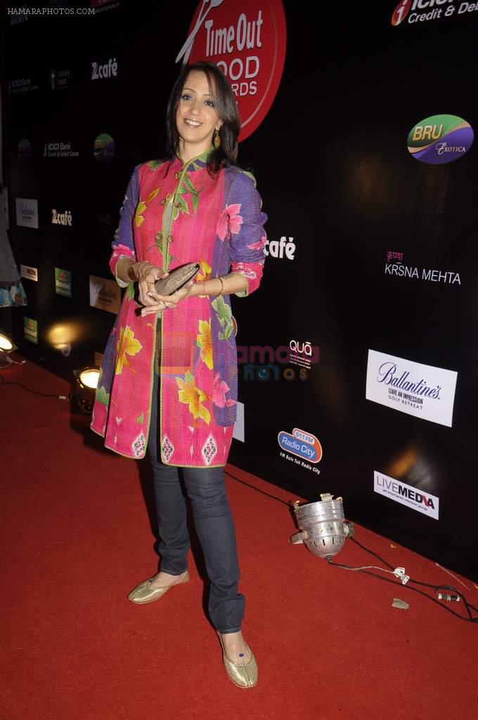 Ishita Arun at Timeout Food Awards in Taj Land's End, Mumbai on 6th Dec 2011