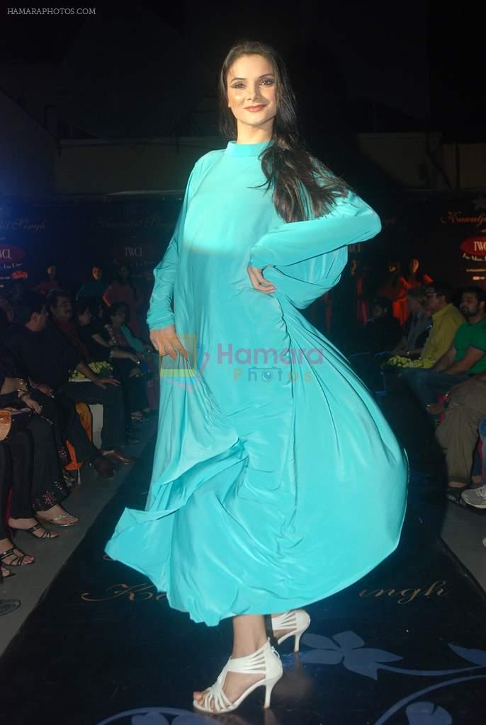 on the ramp for Kawaljeet Show at The Wedding Cafe in Andheri, Mumbai on 16th Dec 2011