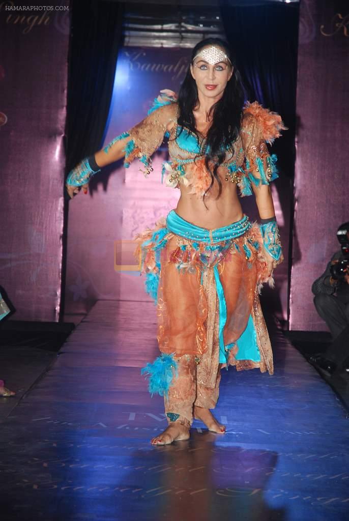 on the ramp for Kawaljeet Show at The Wedding Cafe in Andheri, Mumbai on 16th Dec 2011